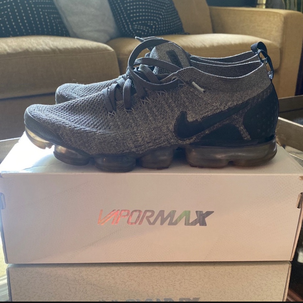 Grey Nike VaporMax.